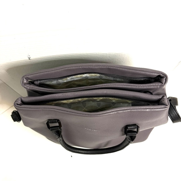 Pixie Mood Tote Handbag grey lavender vegan leather - Picture 9 of 11